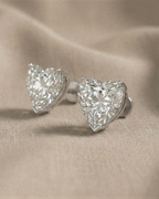 You Love Me Heart Studs - Suramyah