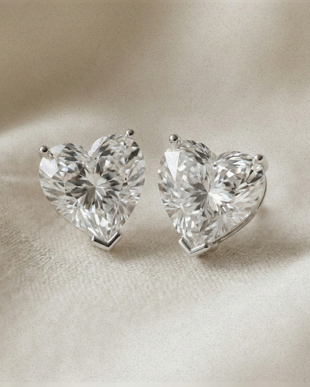 You Love Me Heart Studs - Suramyah